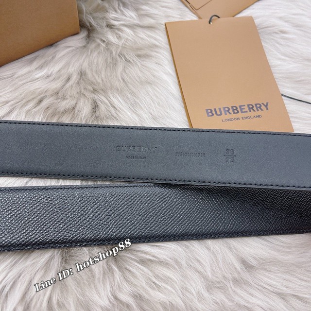 BURBERRY男士皮帶 巴寶莉經典徽標腰帶  jjp2652